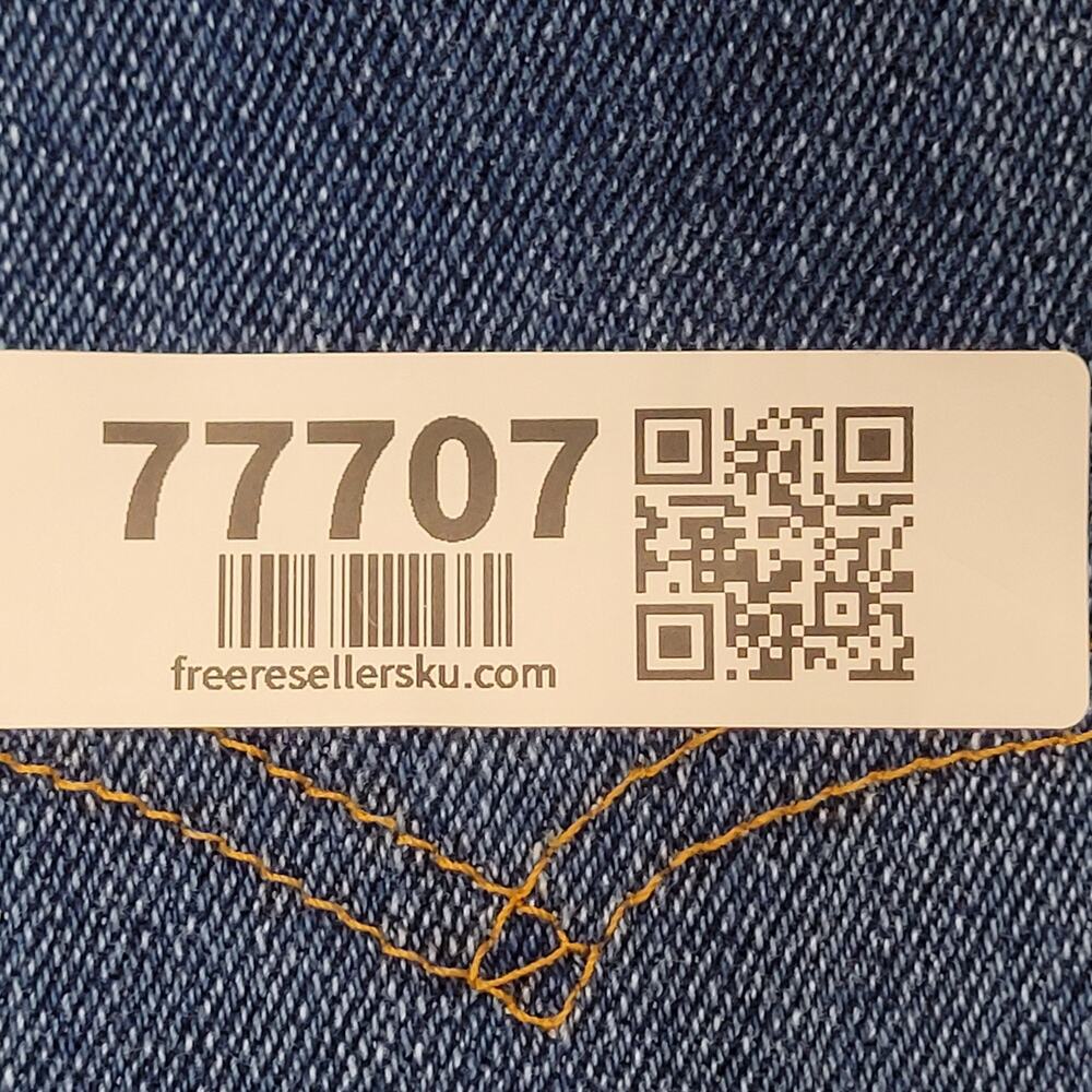 Vintage LEVIS 547 Jeans 34x25 Faded Whiskered Blue-Tab - Picture 5 of 16